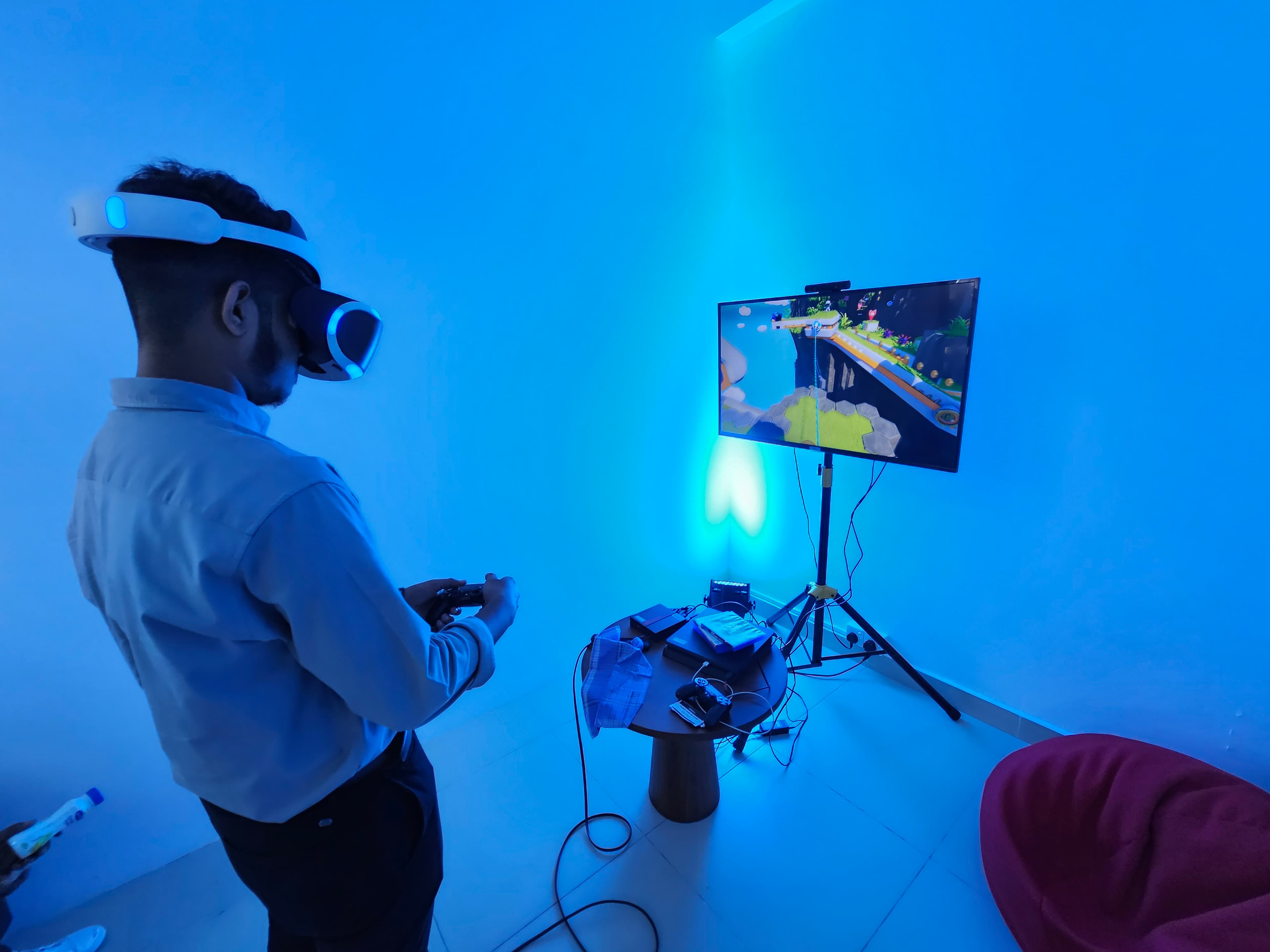 Sony PlayStation VR Headset in action 5