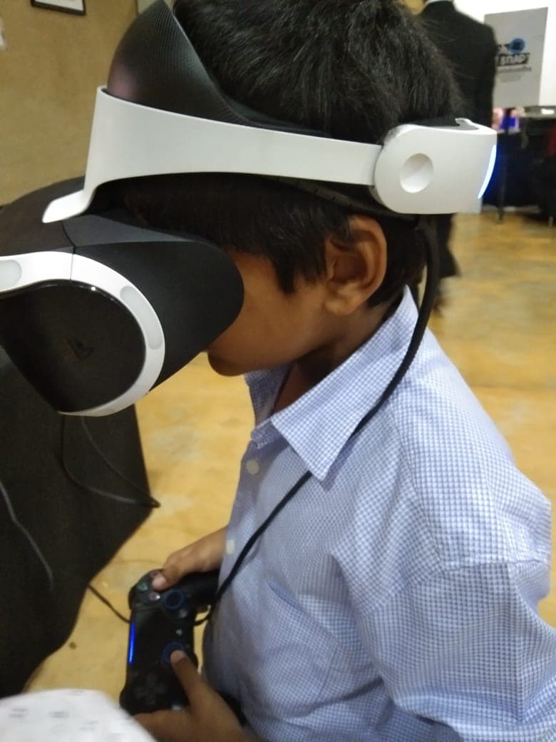 Sony PlayStation VR Headset in action 6