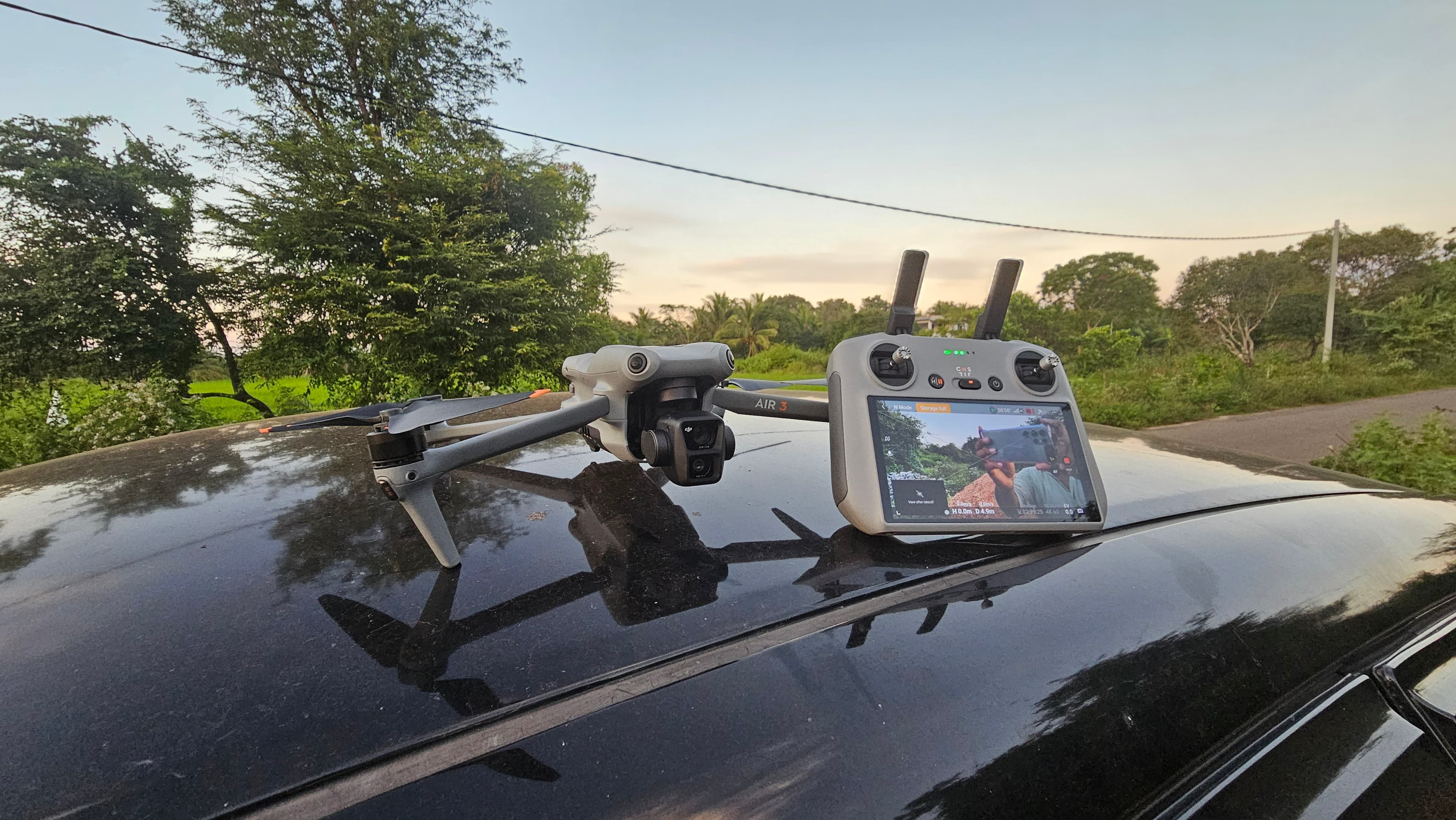DJI Air 3S Dual-Camera Drone in action 1