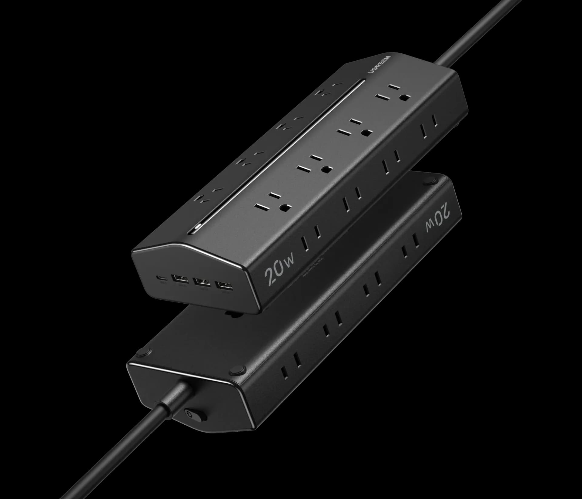 Rent a UGREEN 10-in-1 power strip with 6 AC outlets and USB in Colombo from Rentitem.lk
