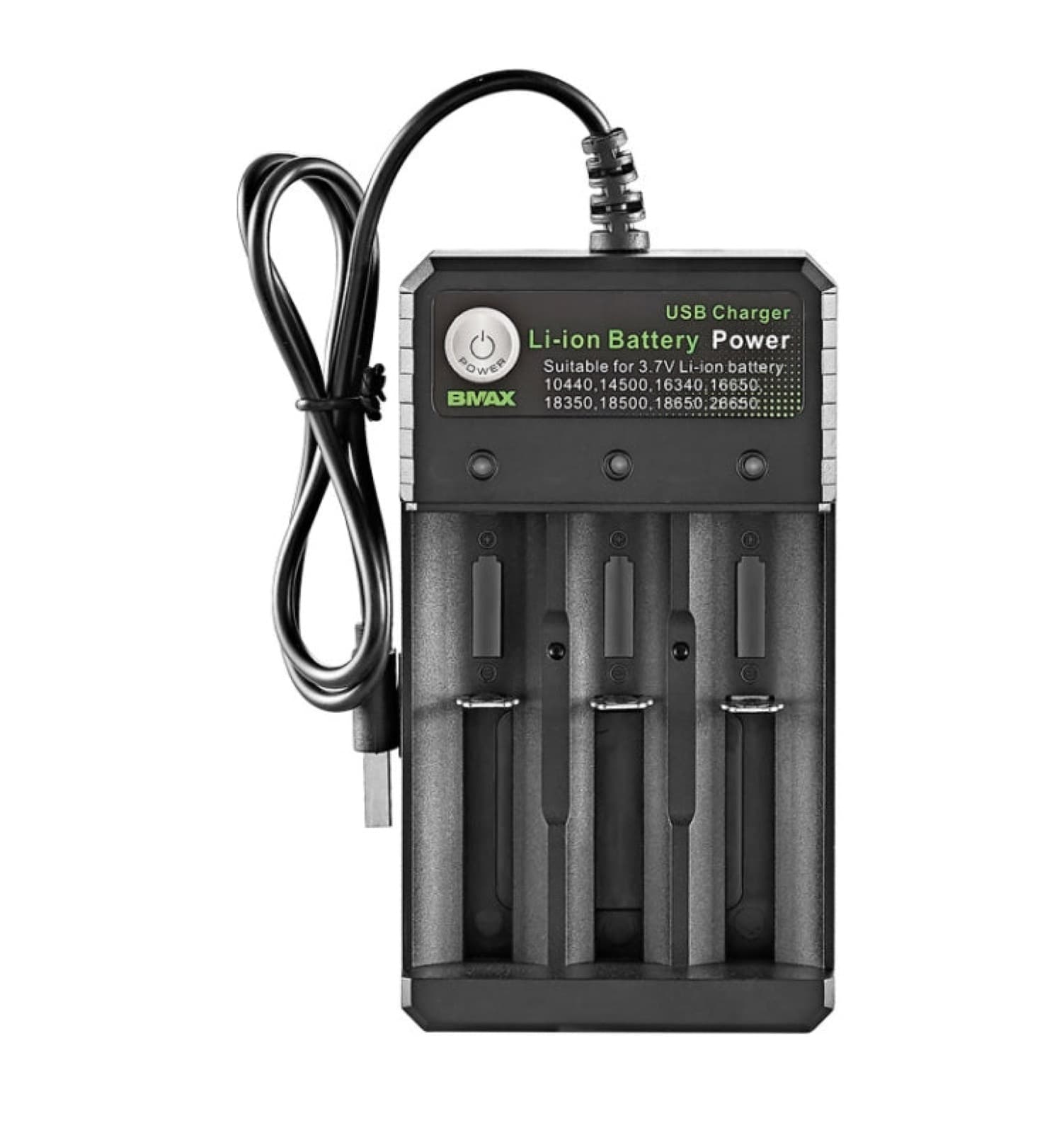 Rent the BMAX BH-18650-04 4-bay 18650 lithium-ion battery charger in Colombo from Rentitem.lk