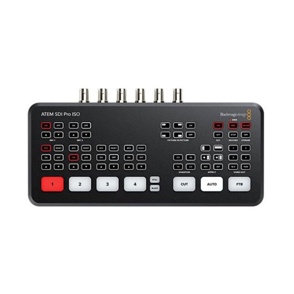 Rent Blackmagic Design ATEM SDI Pro ISO 4-channel live production switcher in Colombo, Sri Lanka from Rentitem.lk