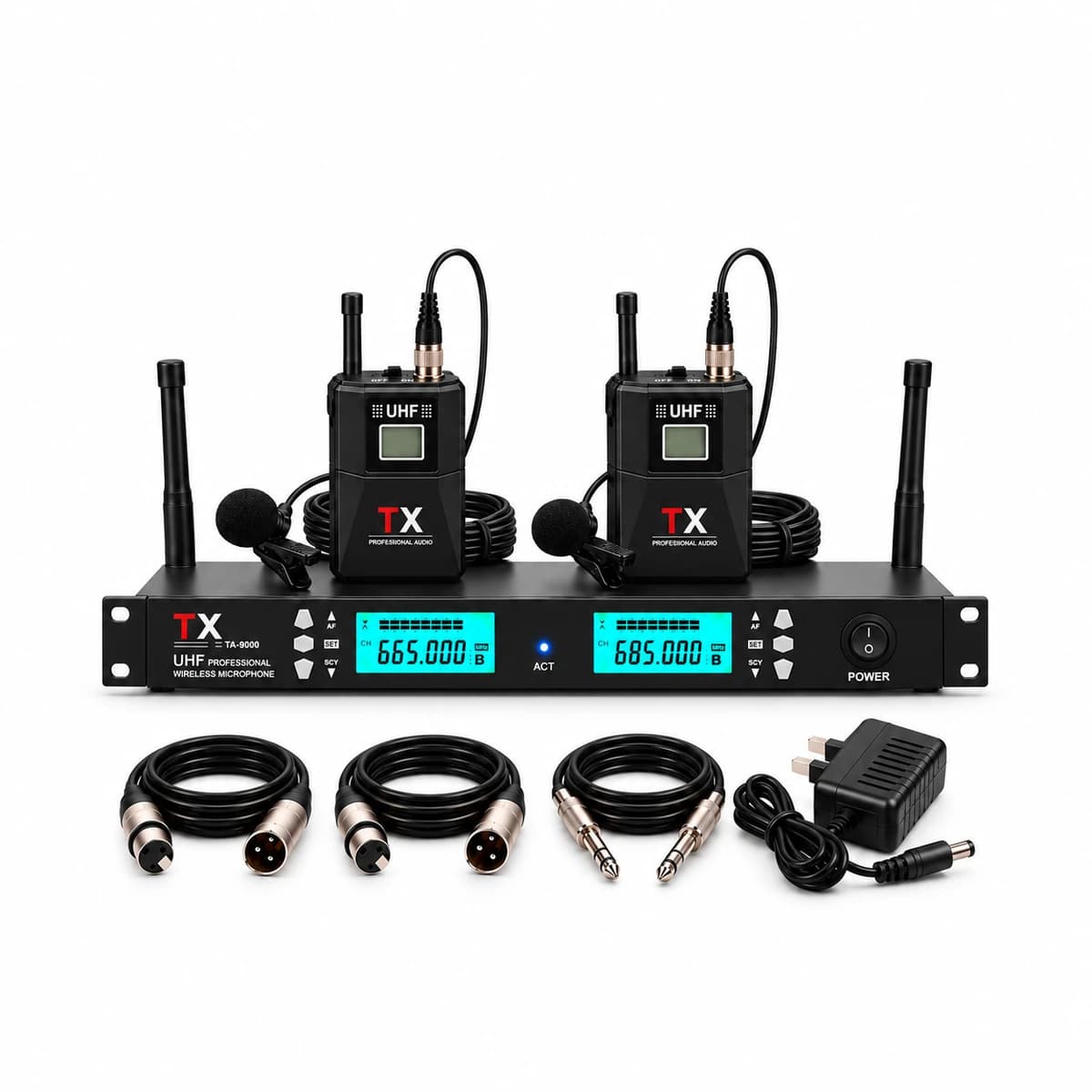 Rent TX Dual Clip-On Microphone Setup rental package in Sri Lanka - Sounds from Rentitem.lk