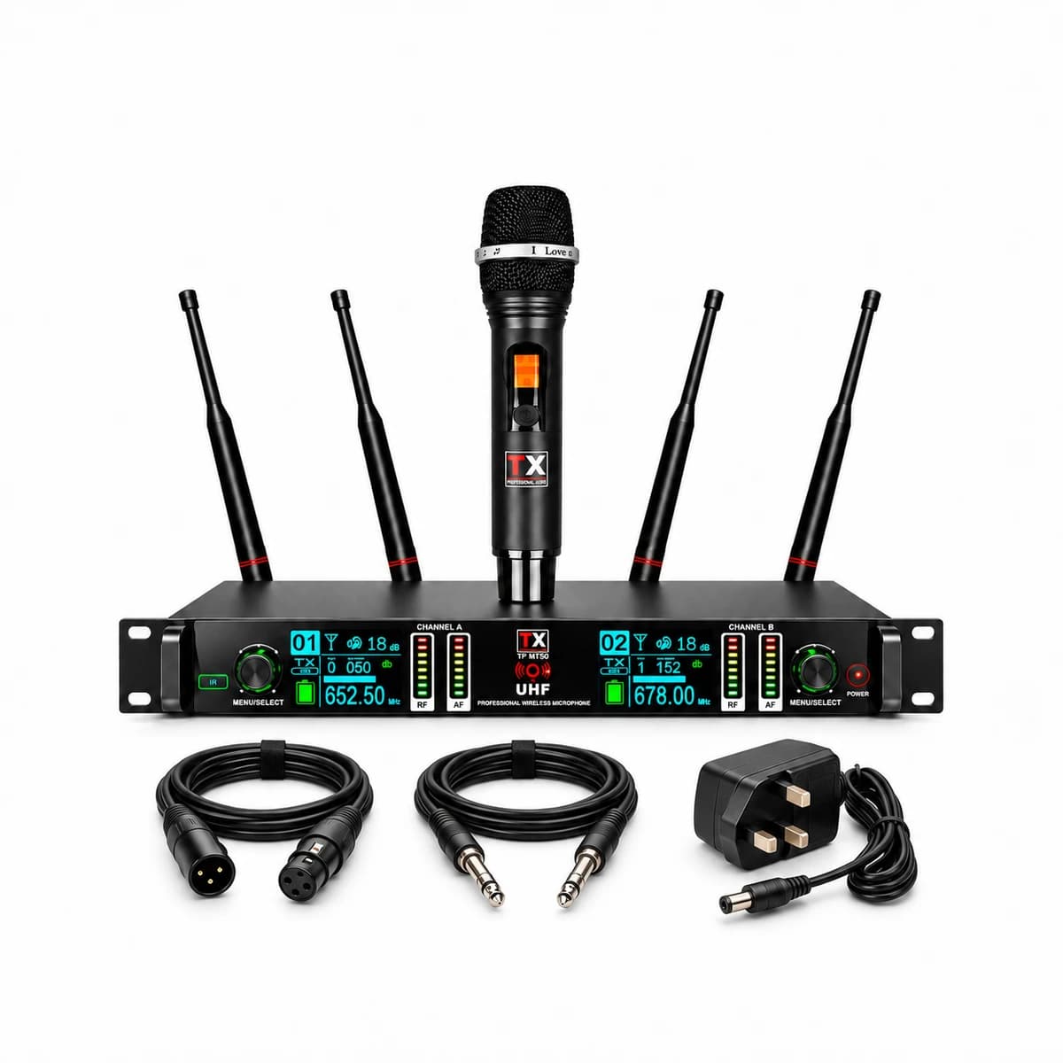 Rent TX Single Handheld Microphone (New Model) Setup rental package in Sri Lanka - Sounds from Rentitem.lk