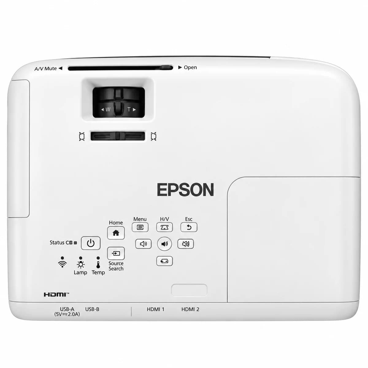 Epson EB-W55 Wireless Projector 4000 Lumens WXGA — view 3