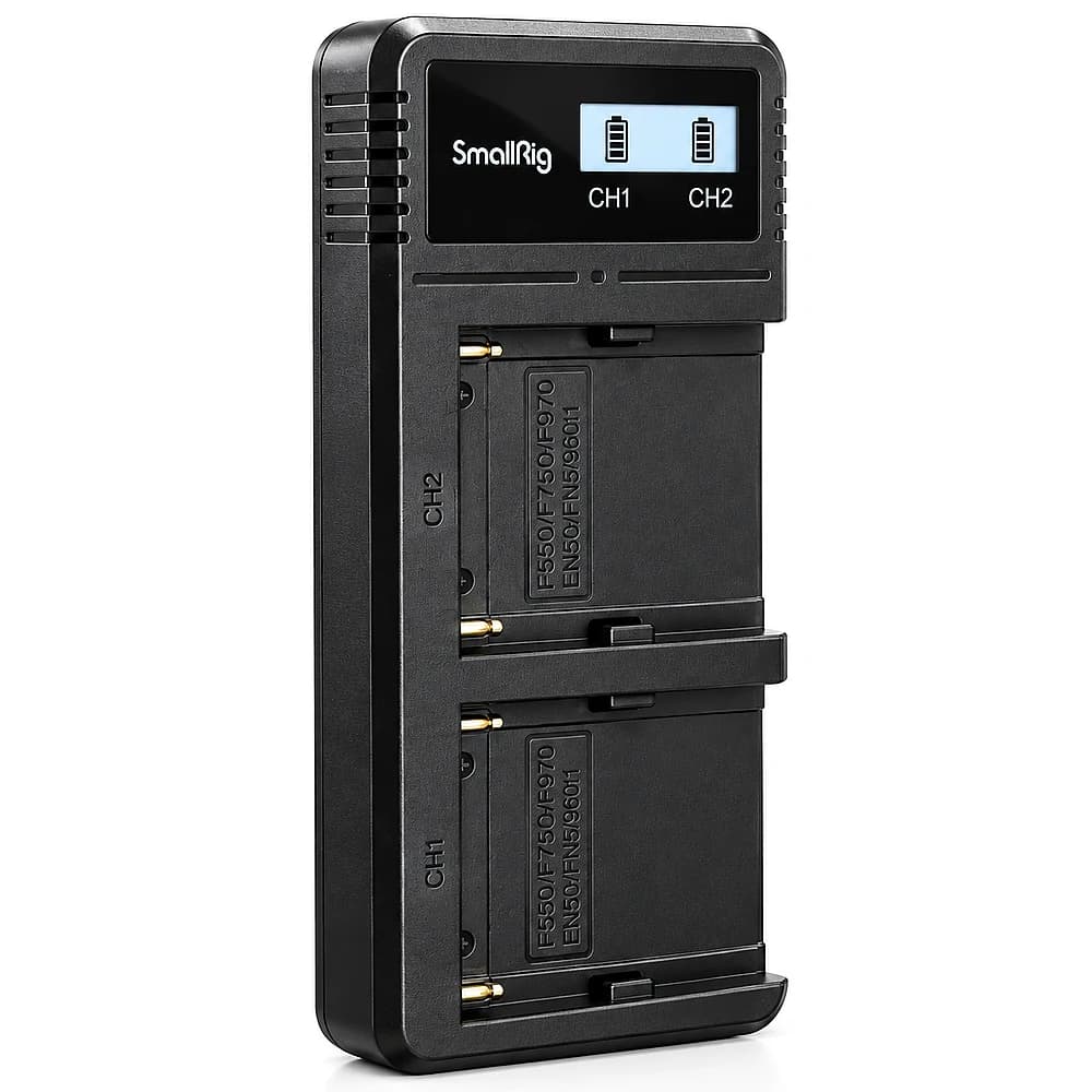 Rent an NP-F970 dual battery charger for Sony L-series batteries in Colombo from Rentitem.lk