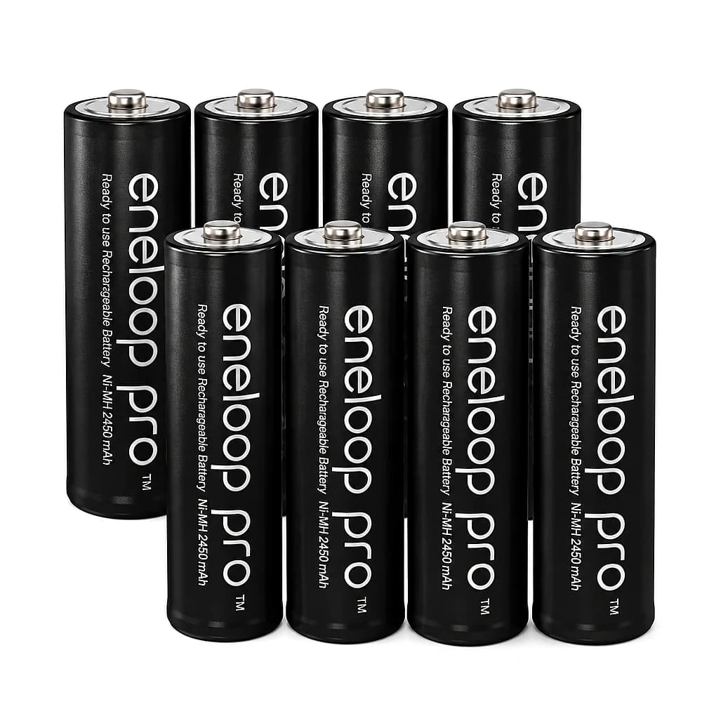 Panasonic eneloop pro AA 2550 mAh rechargeable batteries for rent in Colombo, Sri Lanka