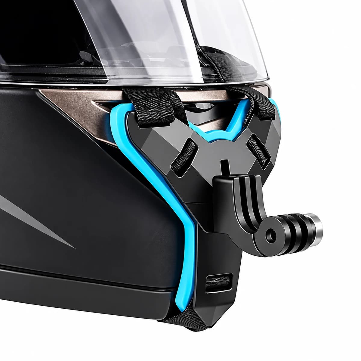 Telesin Motorcycle Helmet Chin Mount for Action Cameras — view 3