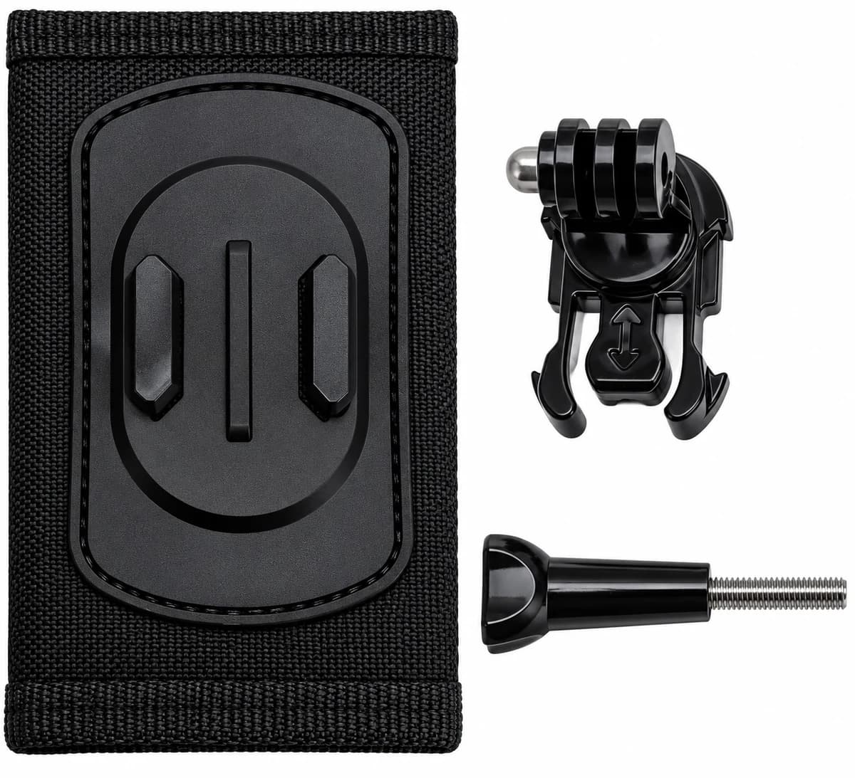 TELESIN 360 Rotation Backpack Strap Mount for Action Cameras — view 1