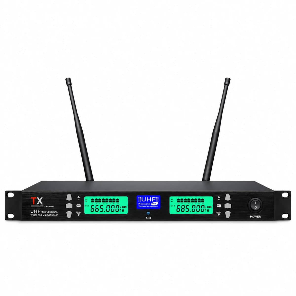 TX Dual Channel Wireless Mic Receiver for rent — Rentitem.lk