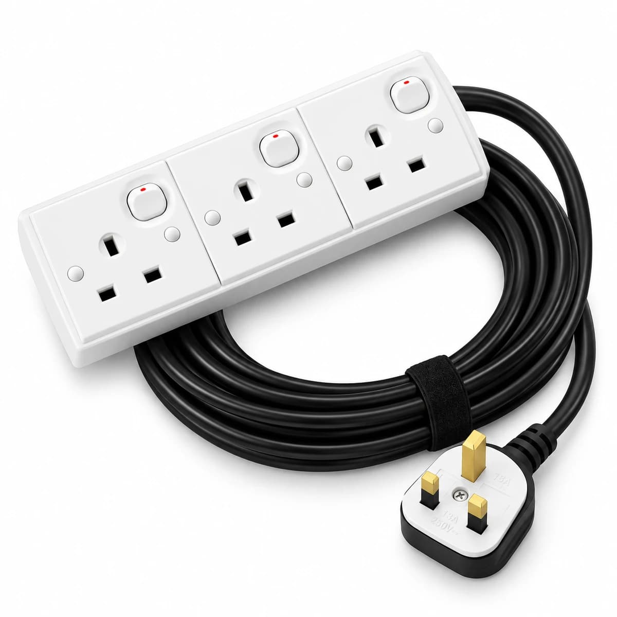 Power Extension Cord with 3 Socket 10 Meter — view 3