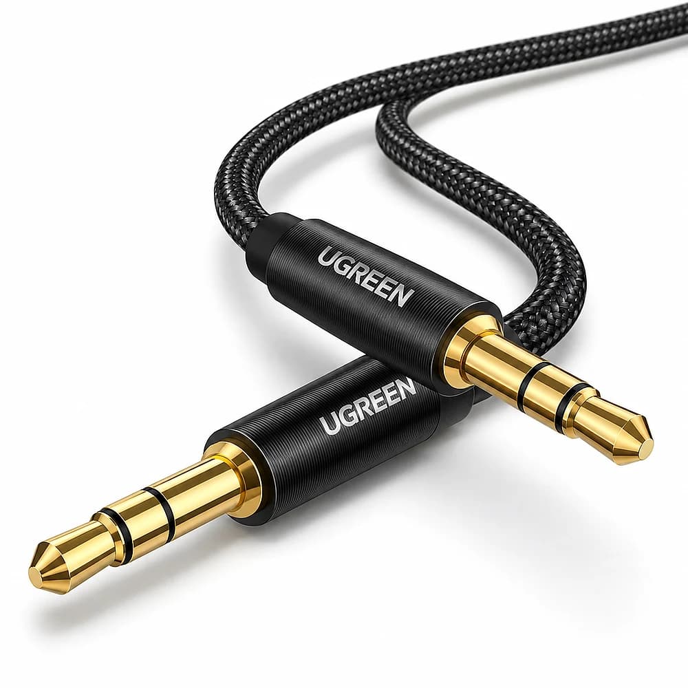 UGREEN 3.5mm to 3.5mm Stereo Audio Cable 4 Pole TRRS 4-Conductor Auxiliary Male to Male — view 3