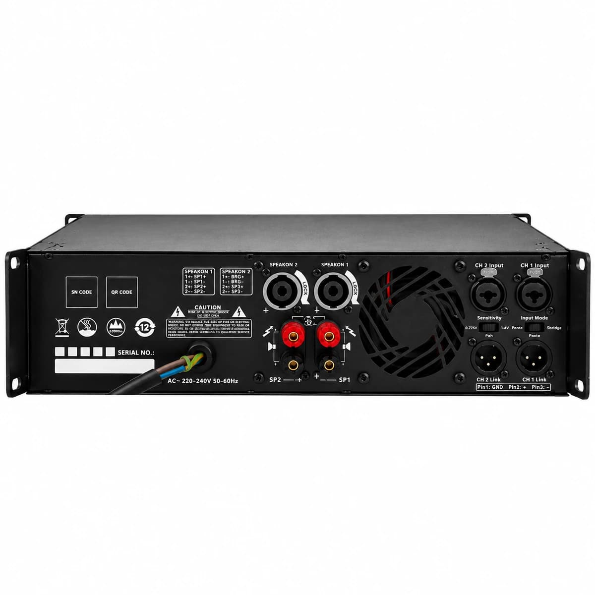 TX 2400W Power Amplifier — view 1