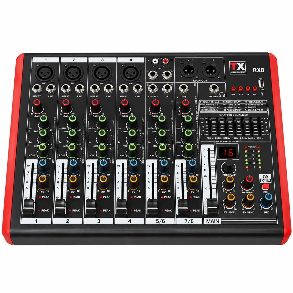 TX 8-Channel Analog Audio Mixer — view 3