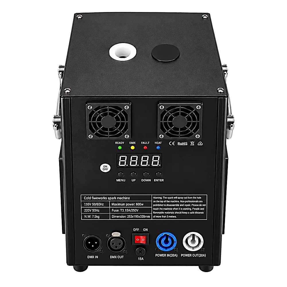 TX Cold Spark Machine 600W Light — view 3