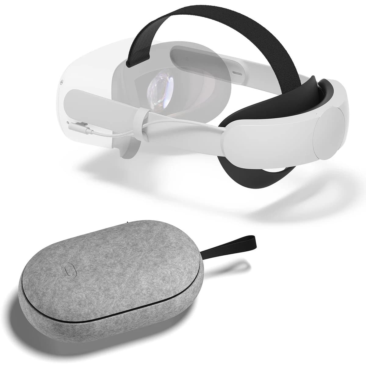 Meta Quest 2 VR Headset Strap with Battery External Battery Pack — view 1