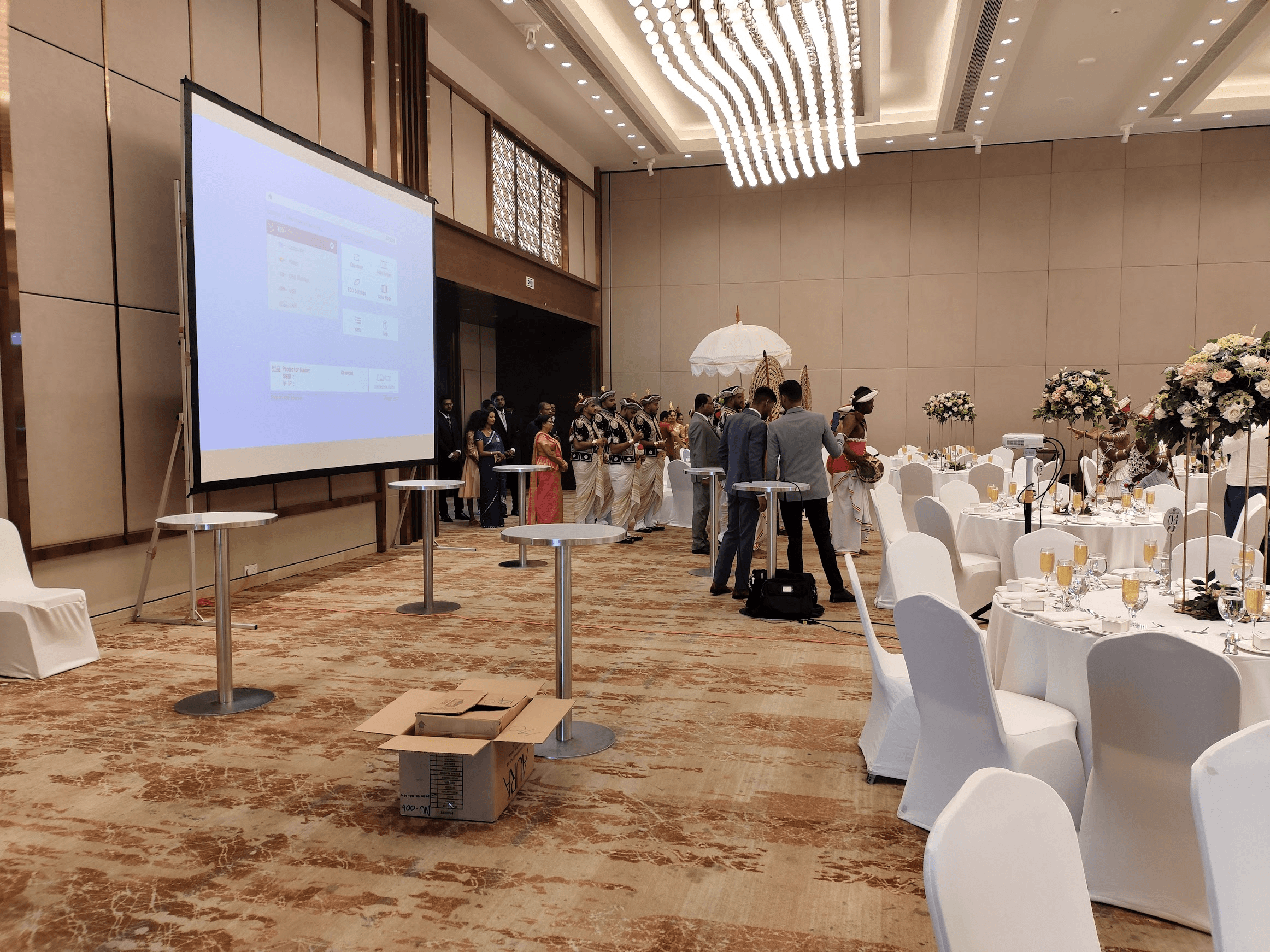 Fast Fold Projector Screen 12 x 9 Feet (Front & Rear) in action 16