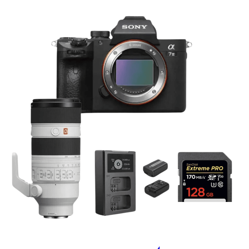 Sony A7iii Camera with 70-200mm f/2.8 Lense Setup - thumbnail 1