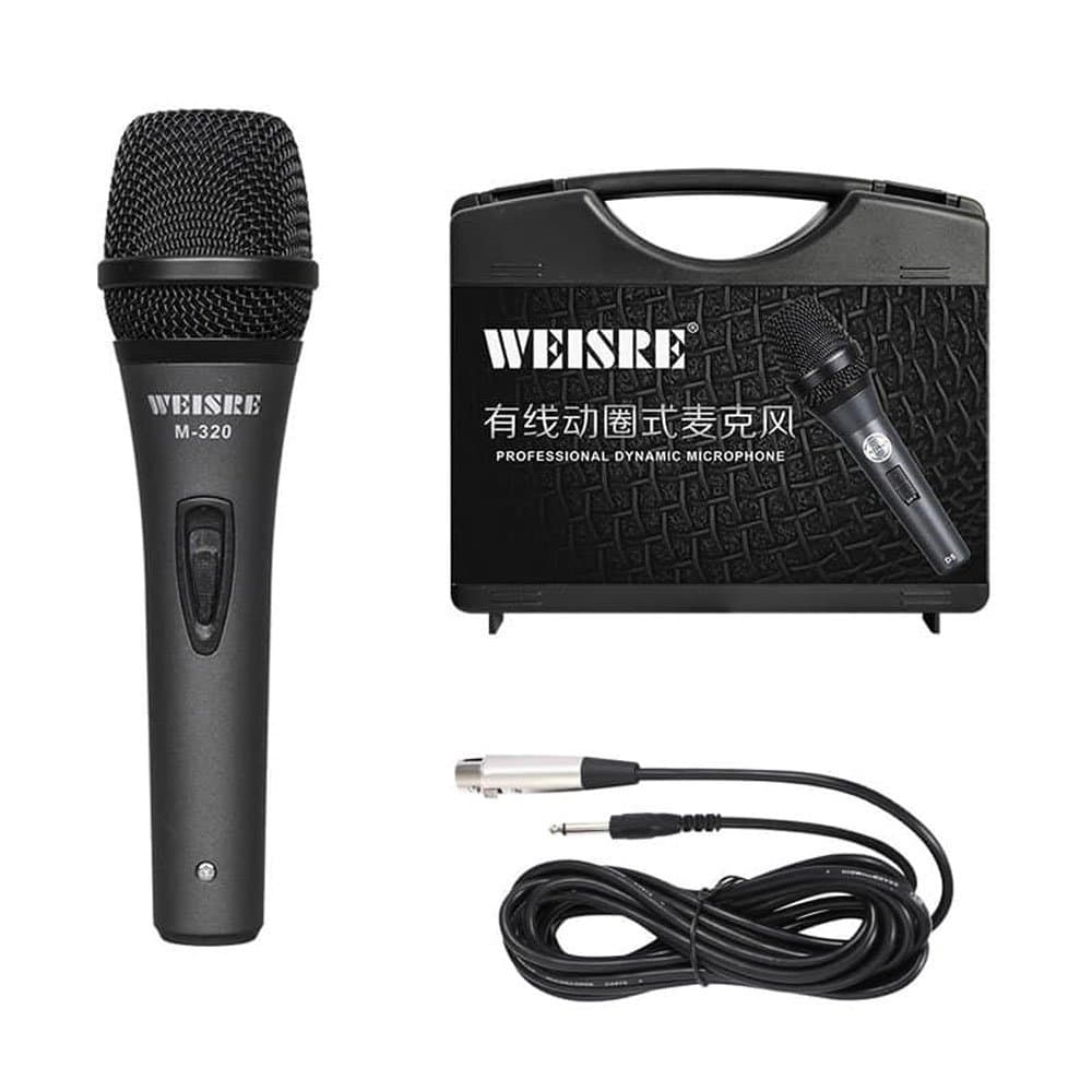 Rent WEISRE M-320 Dynamic Microphone XLR in Sri Lanka - Sounds from Rentitem.lk - thumbnail 6