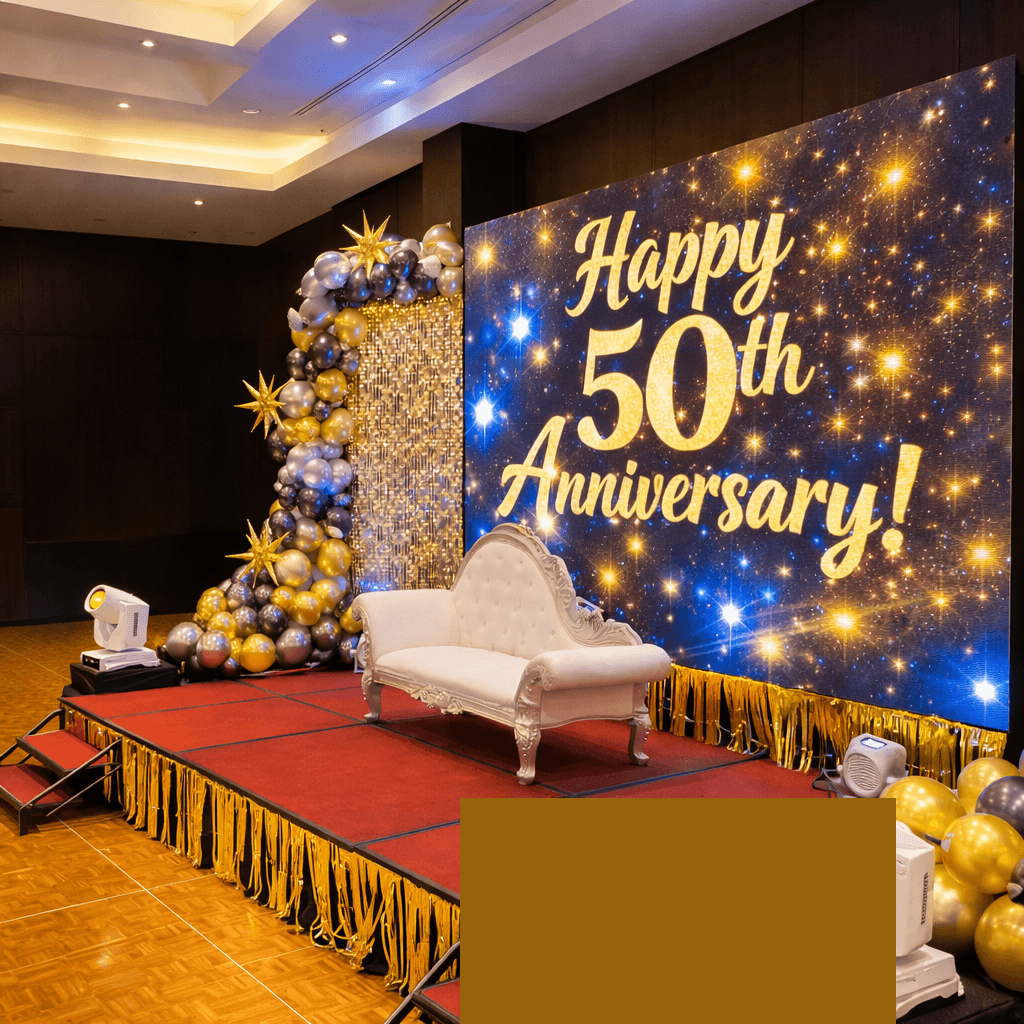 LED Stage Backdrop Decoration event decoration in Sri Lanka - Rentitem.lk - thumbnail 3