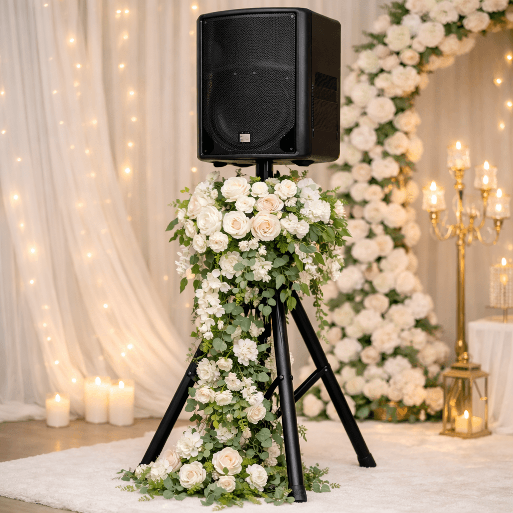 Speaker Stand Flower Decoration event decoration in Sri Lanka - Rentitem.lk - thumbnail 2