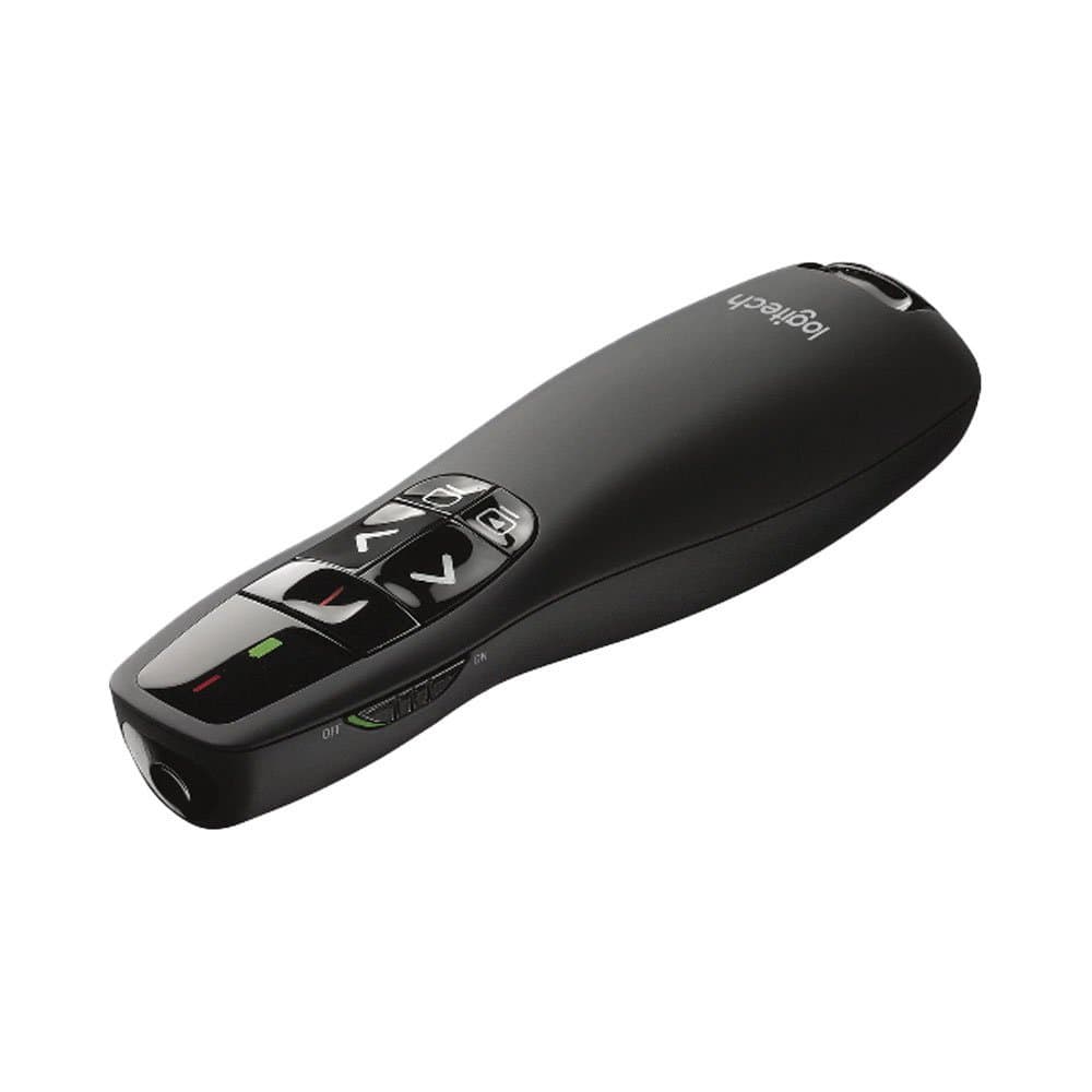 Rent Logitech R400 Wireless Presenter Remote with Laser Pointer Black in Sri Lanka - Projectors from Rentitem.lk - thumbnail 2