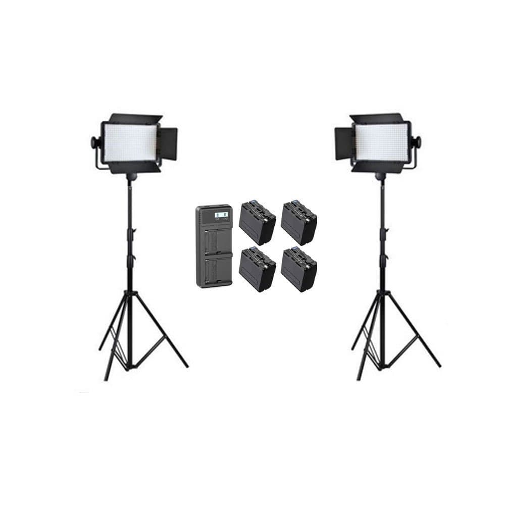 Rent Regular LED Bi Color Video Light Setup rental package in Sri Lanka - Videography from Rentitem.lk - thumbnail 1