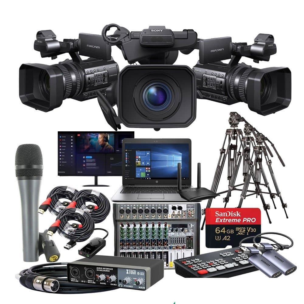 Rent Three Camera Multi Channel Live Streaming rental package in Sri Lanka - Live Streaming Packages from Rentitem.lk