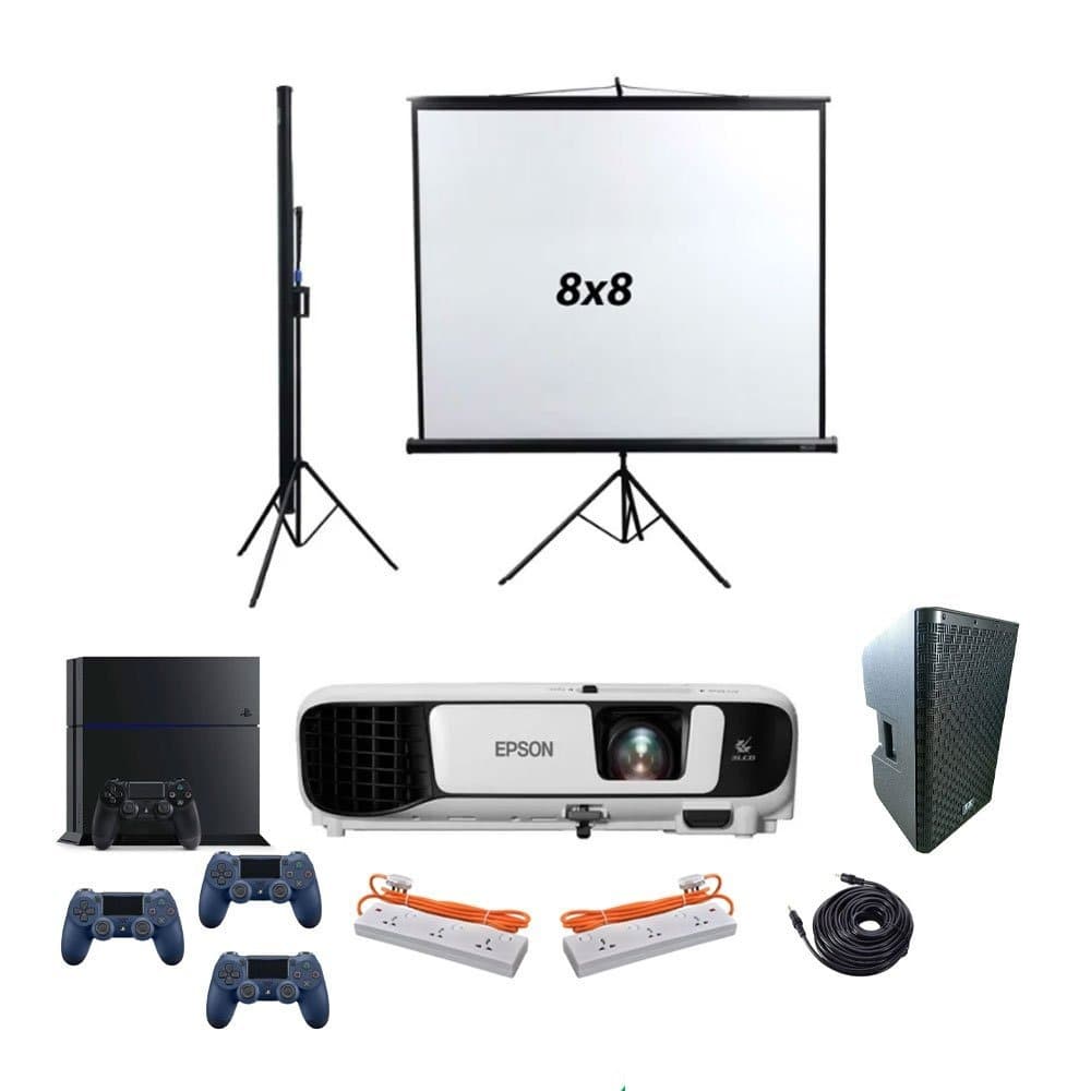 Rent Projector Screen Gaming Party rental package in Sri Lanka - Projector Packages from Rentitem.lk