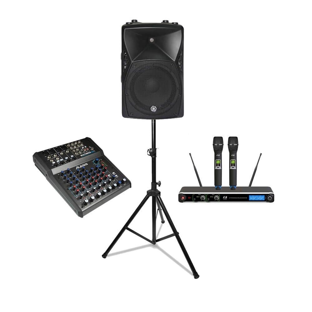 Rent PA System Starter Plus Package rental package in Sri Lanka - PA System Packages from Rentitem.lk