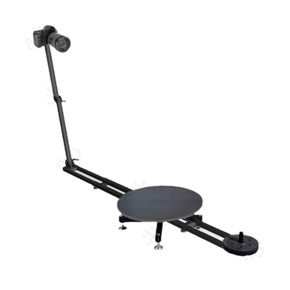 360 Photo Booth 2 in 1 Horizontal Vertical Stand Photography Panoramic Rotating Turntable - thumbnail 3