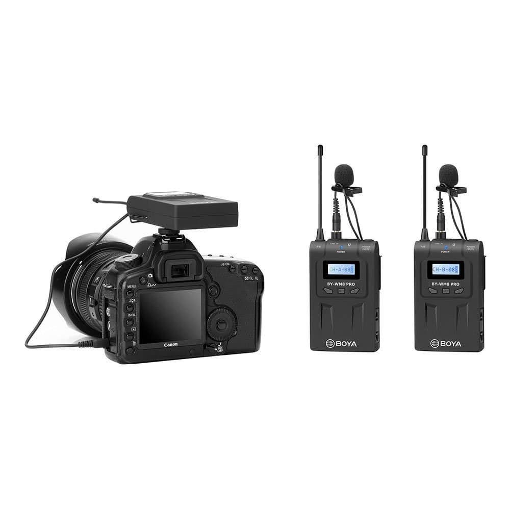 Rent BOYA BY-WM8 Pro-K2 Wireless Dual Lavalier Microphone Wireless (with receiver) in Sri Lanka - Sounds from Rentitem.lk - thumbnail 3