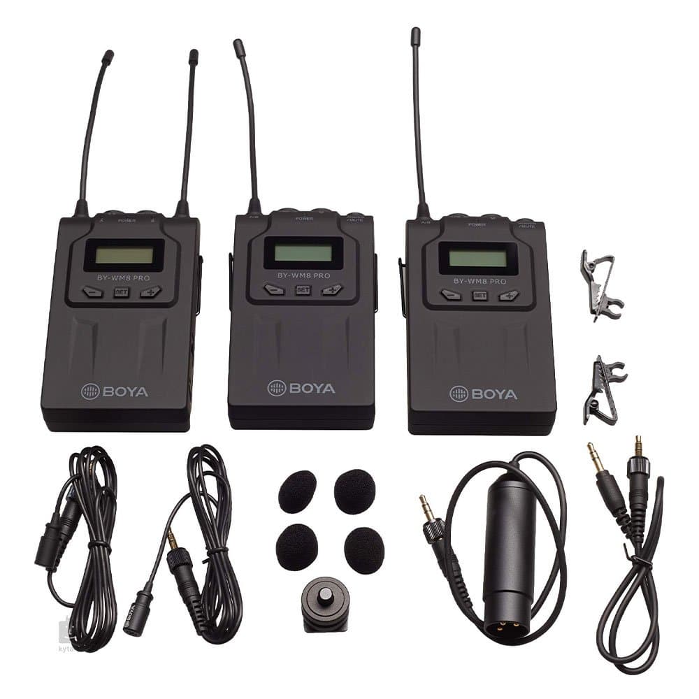 Rent BOYA BY-WM8 Pro-K2 Wireless Dual Lavalier Microphone Wireless (with receiver) in Sri Lanka - Sounds from Rentitem.lk - thumbnail 5