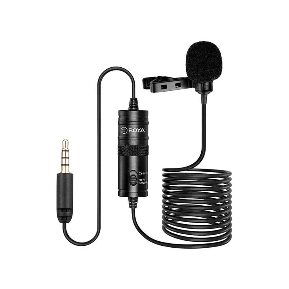 Rent BOYA BY-M1 Lavalier Microphone 3.5mm TRS in Sri Lanka - Sounds from Rentitem.lk - thumbnail 1