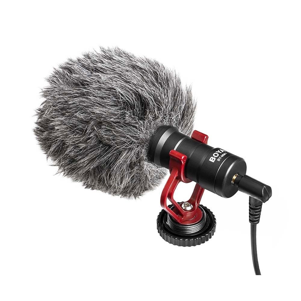 Rent BOYA BY-MM1 Condenser Microphone 3.5mm TRS in Sri Lanka - Sounds from Rentitem.lk - thumbnail 1