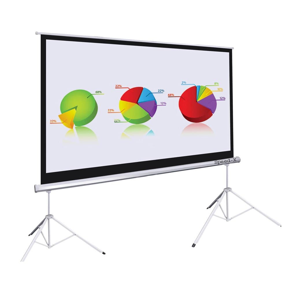 Rent Tripod 10 x 8 Ft 4:3 Projector Screen in Sri Lanka - Projectors from Rentitem.lk - thumbnail 2
