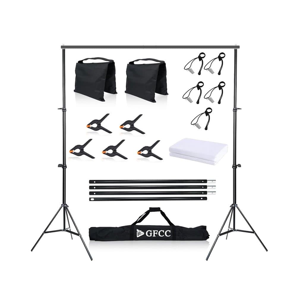 Rent White Screen Background System 10x8 Feet Setup rental package in Sri Lanka - Videography from Rentitem.lk - thumbnail 4