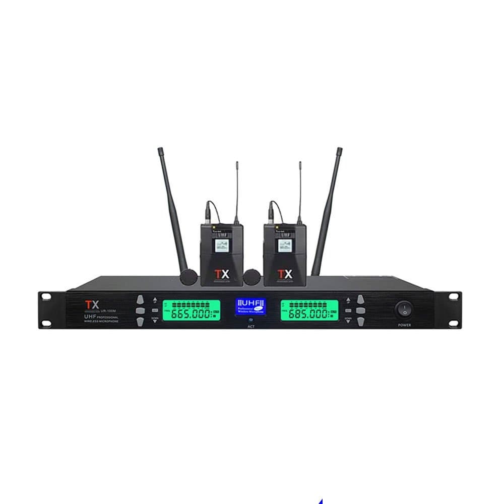 Rent TX Dual Clip-On Microphone Setup rental package in Sri Lanka - Sounds from Rentitem.lk - thumbnail 1