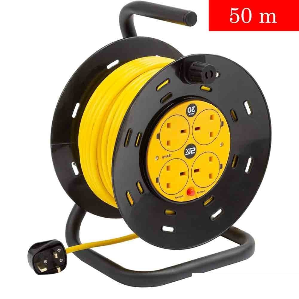 Rent Power Extension Cable Reel 50 Meter / 4-Way in Sri Lanka - Sounds from Rentitem.lk - thumbnail 1