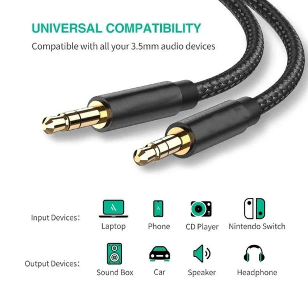 Rent 3.5mm Cable 10 Meter in Sri Lanka - Sounds from Rentitem.lk - thumbnail 3