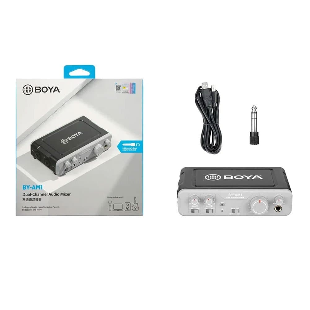 Rent BOYA BY-AM1 Dual-Channel USB Audio Mixer / Interface in Sri Lanka - Sounds from Rentitem.lk - thumbnail 5