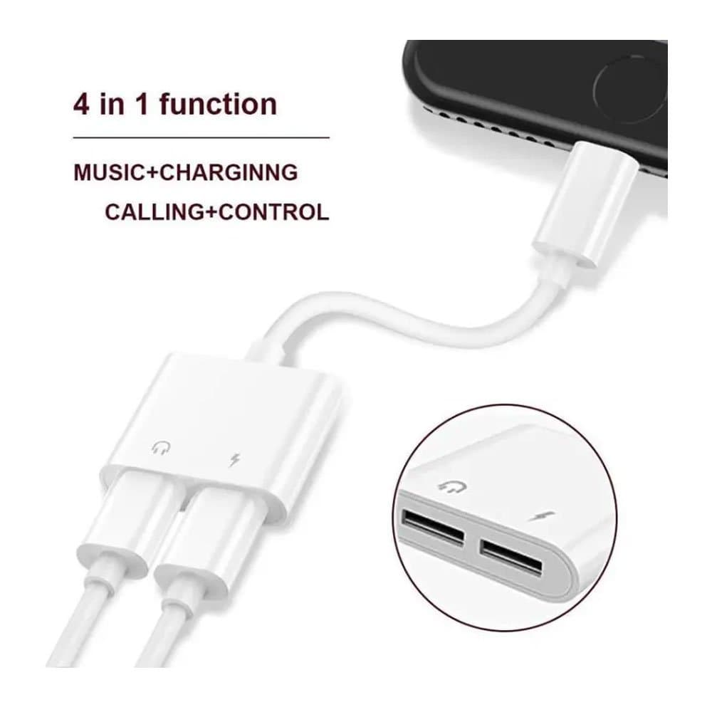 Rent Lightning Audio and Charge Splitter Adaptor in Sri Lanka - Sounds from Rentitem.lk - thumbnail 4
