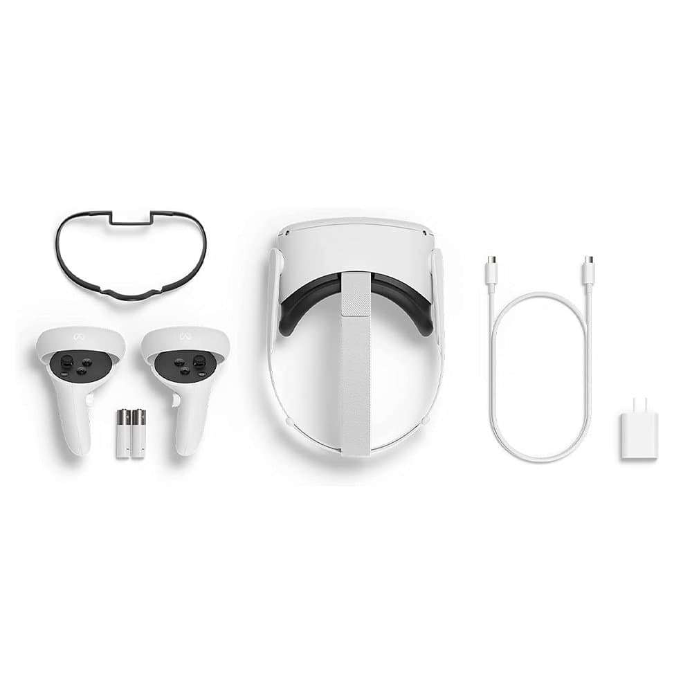 Rent Meta (Oculus) Quest 2 VR Headset 128GB White in Sri Lanka - Gaming from Rentitem.lk - thumbnail 3