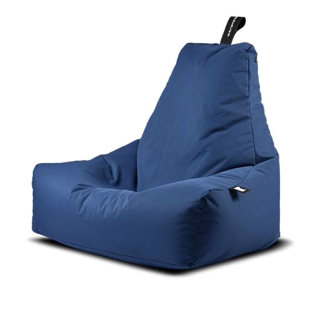 Rent Bean Bag Chair / Leather Lounger Large Blue in Sri Lanka - Party & Event from Rentitem.lk - thumbnail 1