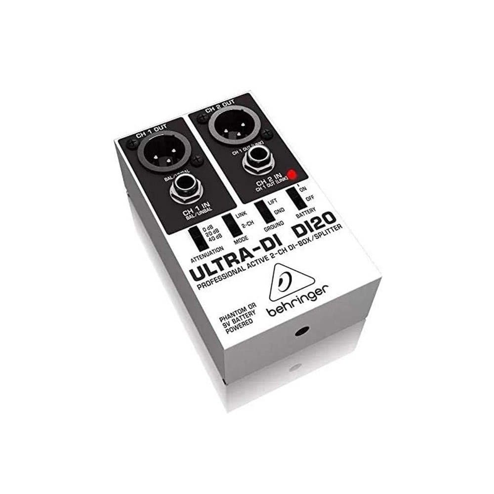 Rent Behringer DI20 Active 2-Channel DI Box / Splitter Red in Sri Lanka - Sounds from Rentitem.lk - thumbnail 1