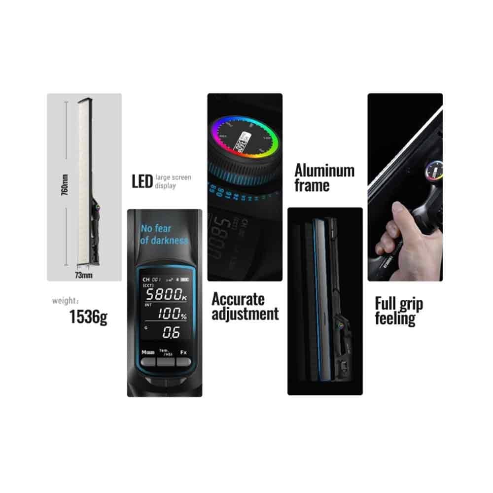 Rent Yongnuo YN660 LED Handheld RGB LED Video Light Wand 45W in Sri Lanka - Videography from Rentitem.lk - thumbnail 5