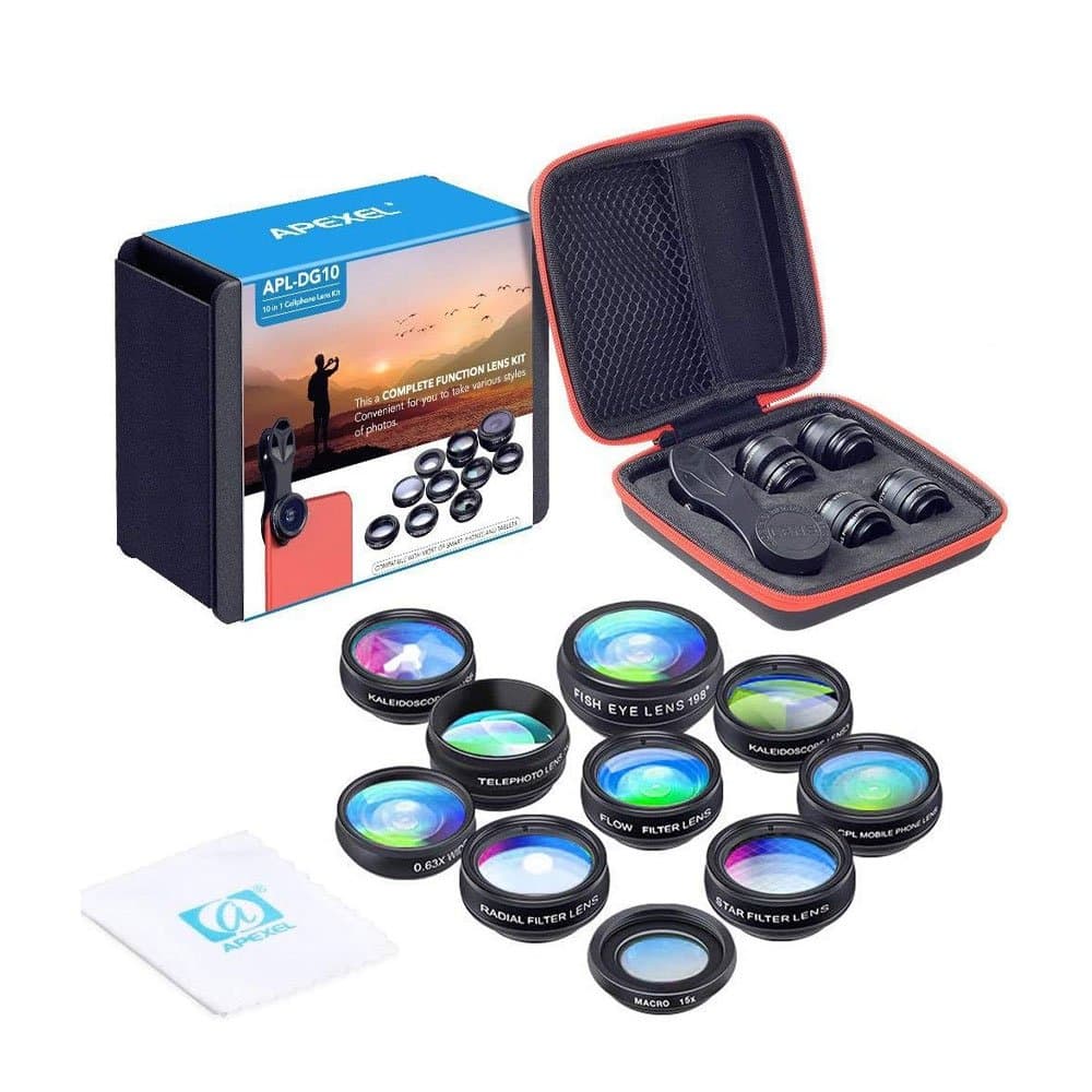 Rent Apexel APL-DG10 Smartphone Lens Kit Camera in Sri Lanka - Photography from Rentitem.lk - thumbnail 2