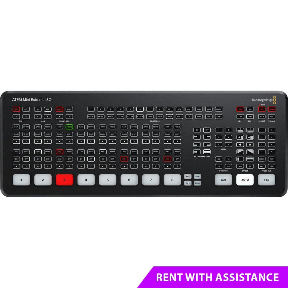 Rent Blackmagic Design ATEM Mini Extreme ISO 8 HDMI inputs in Sri Lanka - Videography from Rentitem.lk - thumbnail 1
