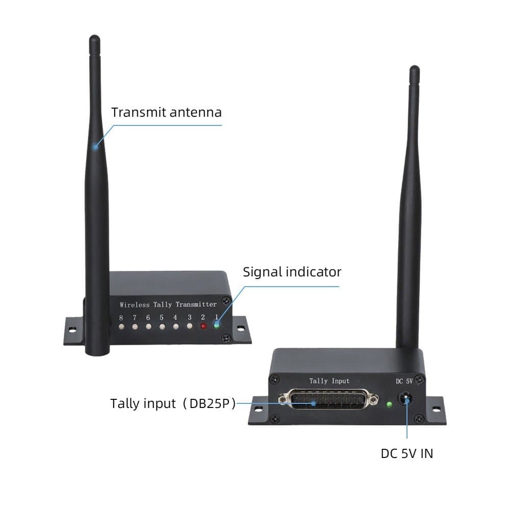 Rent PTZCam TALLY8 Wireless Tally Light System 8-light kit in Sri Lanka - Videography from Rentitem.lk - thumbnail 2