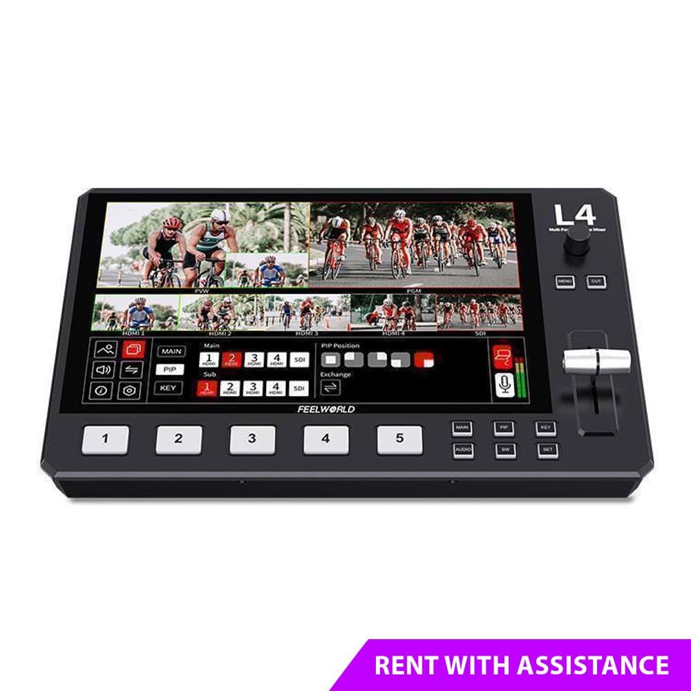 Rent FEELWORLD L4 Multi-camera Video Mixer Switcher in Sri Lanka - Videography from Rentitem.lk - thumbnail 1